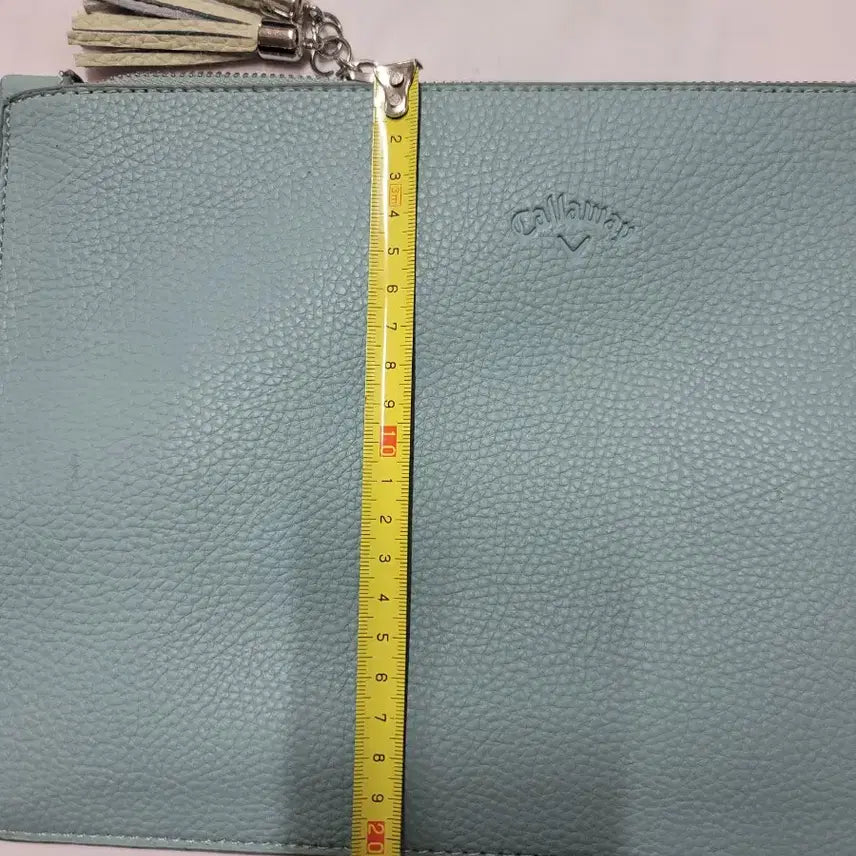[BUNJANG] Callaway Mint Green Clutch Bag / 캘러웨이 민트색 클러치백 태슬 지퍼
