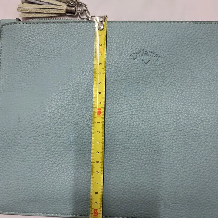 [BUNJANG] Callaway Mint Green Clutch Bag / 캘러웨이 민트색 클러치백 태슬 지퍼