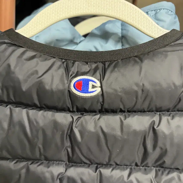 [BUNJANG] Champion Lightweight Padded Vest Black M / 챔피온 경량 패딩 조끼 블랙 M