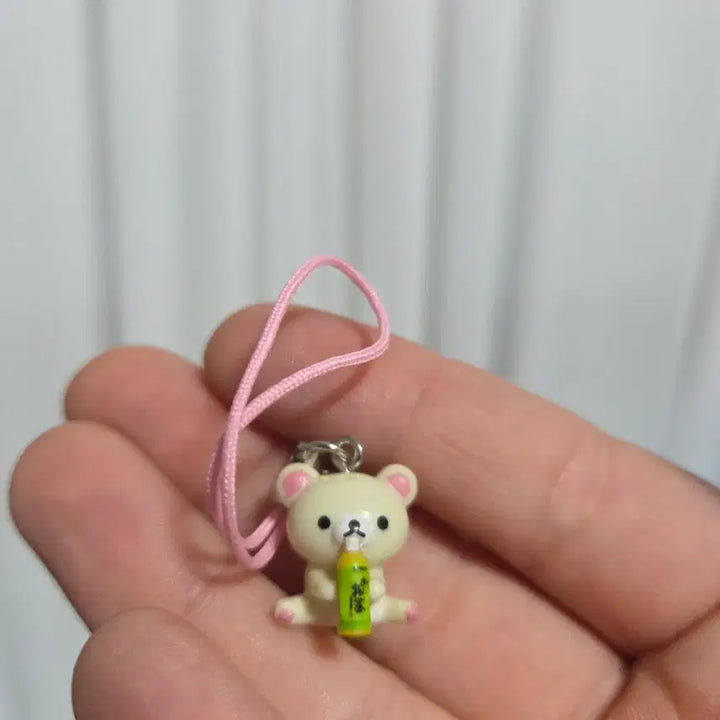 [BUNJANG] San-X Rilakkuma Green Tea Strap Figure / 캐릭터 굿즈 고전 만화 인형 피규어 토이 산엑스 리락쿠마  녹차 스트랩