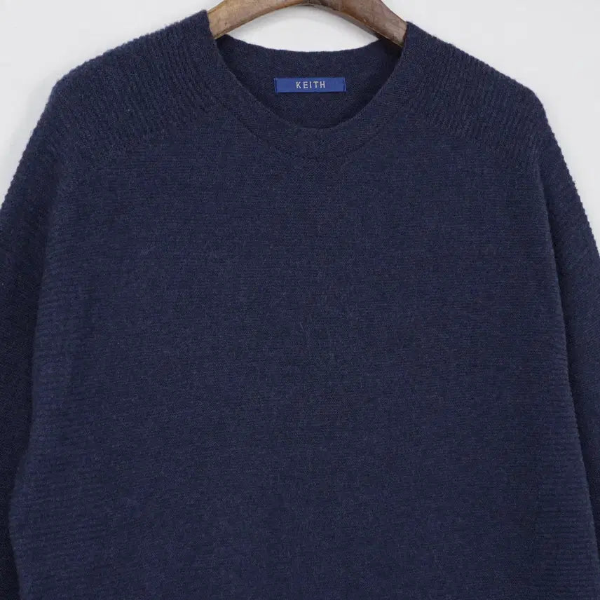 [BUNJANG] Keith Holgarment Loose Wool Knit Dress / 키이스 홀가먼트 루즈 울 니트 원피스 55-66size