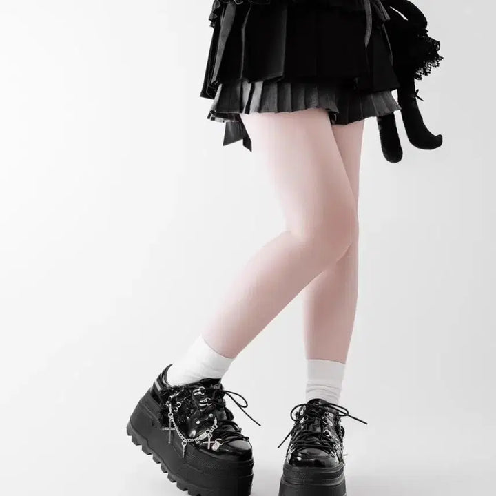 [BUNJANG] School Transfer Student Liquid Malfunction Original Architecture Platform Shoes / 전학생 지뢰계 액체 고장 오리지널 아키텍처 플랫폼 슈즈(2컬러)
