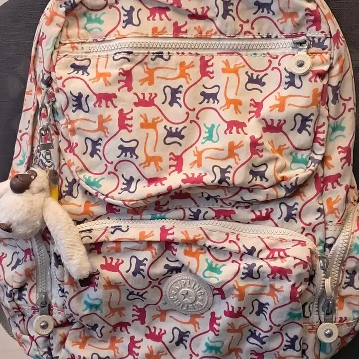 [BUNJANG] Kipling Monkey Backpack + Monkey Keyring / 키플링 멍키 백팩 + 인형 키링