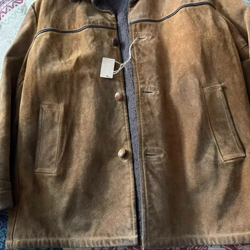 [BUNJANG] Schott NYC Vintage Suede Leather Jacket / [Schott NYC] USA 빈티지 스웨이드 레더 자켓