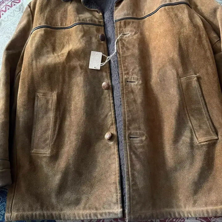 [BUNJANG] Schott NYC Vintage Suede Leather Jacket / [Schott NYC] USA 빈티지 스웨이드 레더 자켓