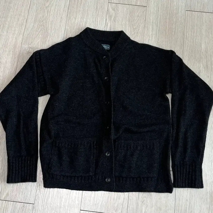 [BUNJANG] Outstanding Fisherman Cardigan Charcoal (M) / 아웃스탠딩 피셔맨 가디건 차콜 (M)