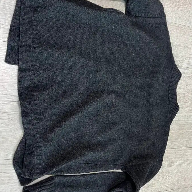 [BUNJANG] Outstanding Fisherman Cardigan Charcoal (M) / 아웃스탠딩 피셔맨 가디건 차콜 (M)