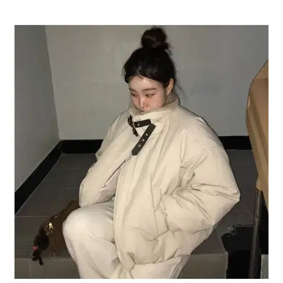 [BUNJANG] 르 Padded Fur Collar Balloon Jacket / 르 패딩 fur collar balloon padded jacket
