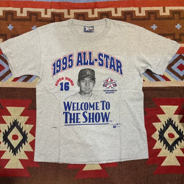 [SOLD OUT] 105) 90s lee 1995 노모히데오 올스타 티셔츠