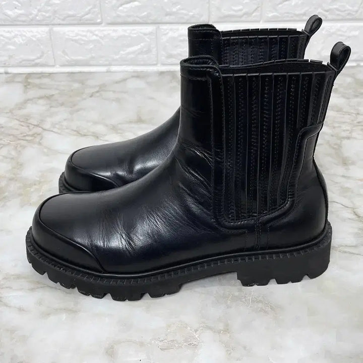 [BUNJANG] Time Homme Leather Chelsea Boots / [270] 타임옴므 러그솔 남자 가죽 첼시부츠