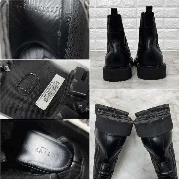 [BUNJANG] Time Homme Leather Chelsea Boots / [270] 타임옴므 러그솔 남자 가죽 첼시부츠