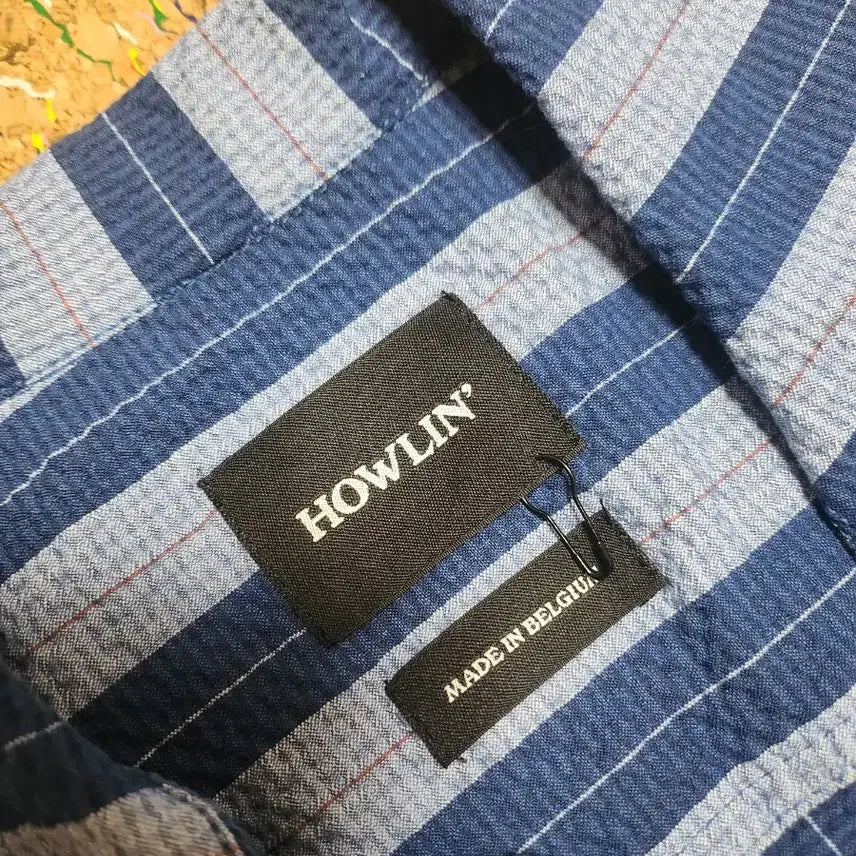 [SOLD OUT] (새상품) 하울린 오버핏 시어서커 셔츠 S