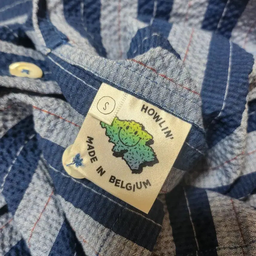 [SOLD OUT] (새상품) 하울린 오버핏 시어서커 셔츠 S