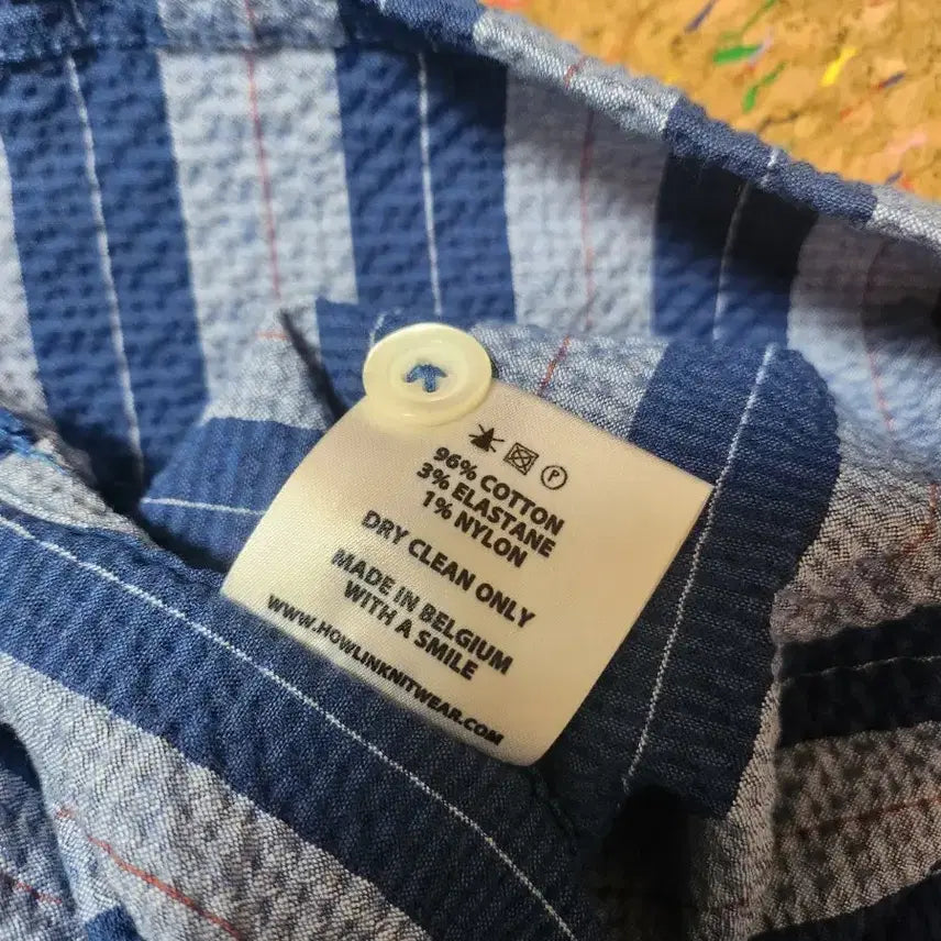 [SOLD OUT] (새상품) 하울린 오버핏 시어서커 셔츠 S