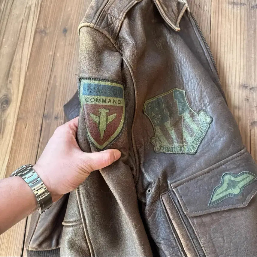 [BUNJANG] Vintage Air Force A-2 Jacket / [Vintage Air Force] 재팬 메이드 A-2 자켓