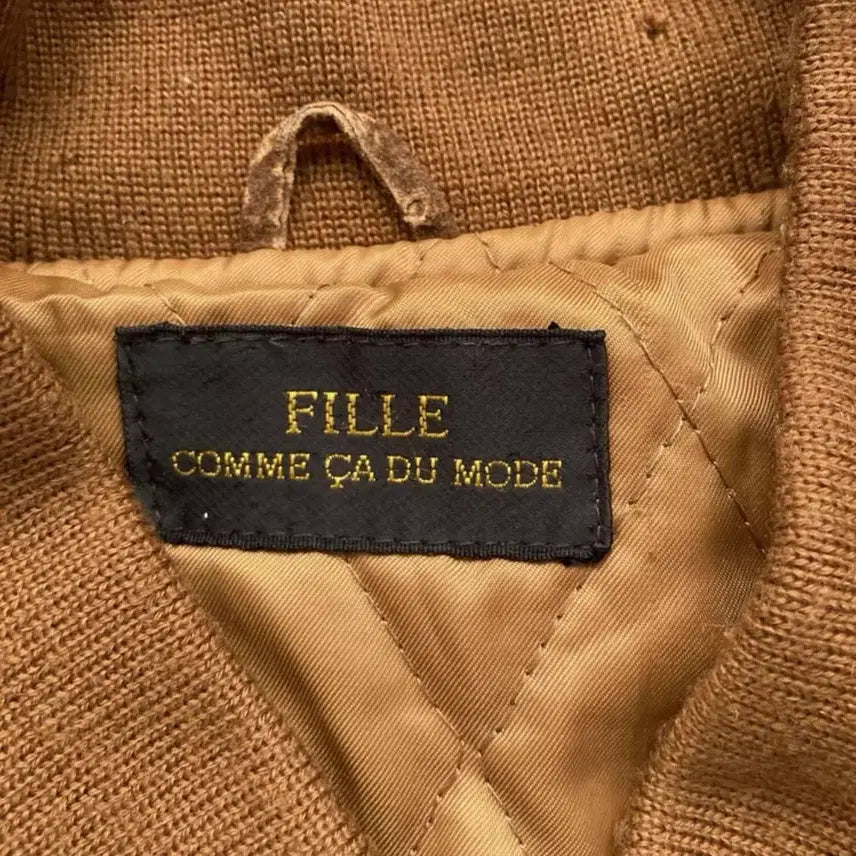 [BUNJANG] Vintage Suede Varsity Jacket / 빈티지 스웨이드 바시티 자켓