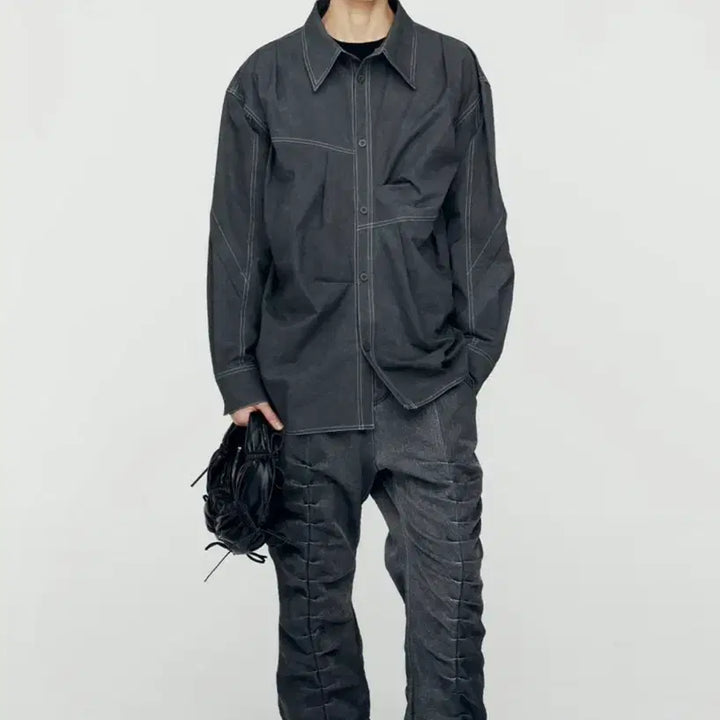 [BUNJANG] Liberry Washed Tuck Pants / 리보리 워시드 턱 팬츠 46