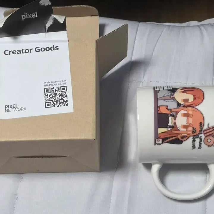 [BUNJANG] Jjeonddeok Bbibu Special Mug Cup / 픽셀 쫀득 삐부 스페셜 머그컵
