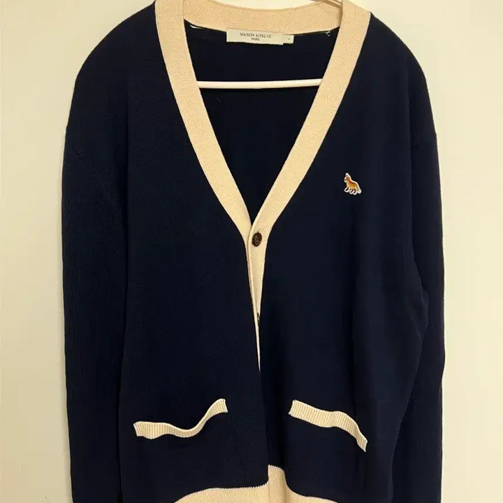 [BUNJANG] Maison Kitsune Navy Cardigan / 메종키츠네 가디건 팝니다