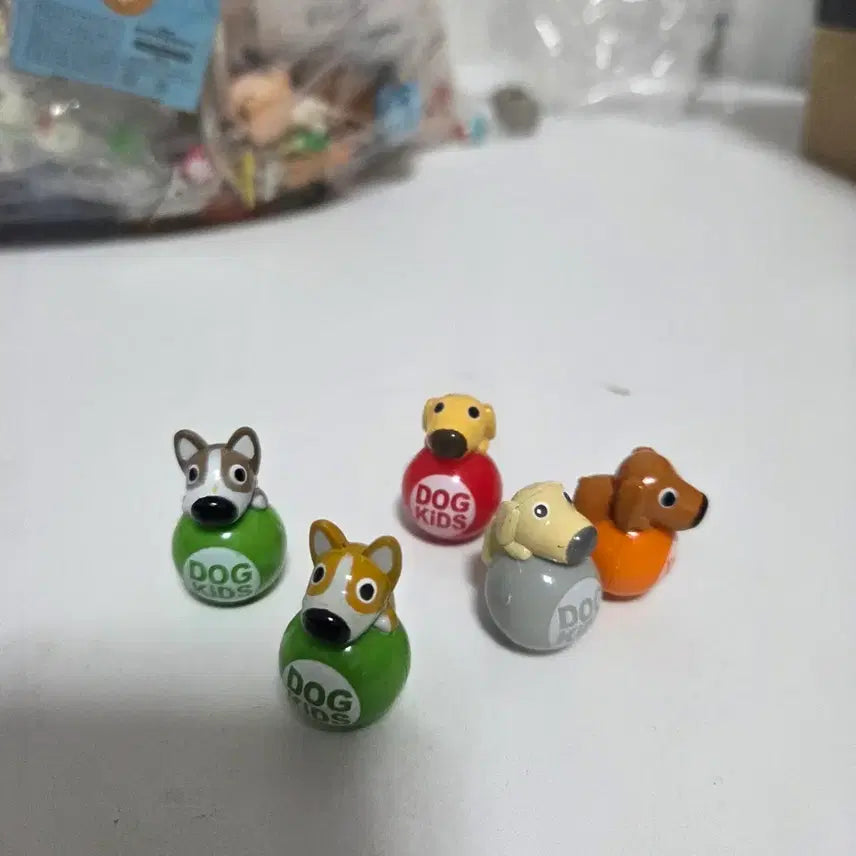 [BUNJANG] Vintage The Dog Figure Set / 캐릭터 굿즈 고전 만화 인형 피규어 빈티지 토이 더독 강아지 세트