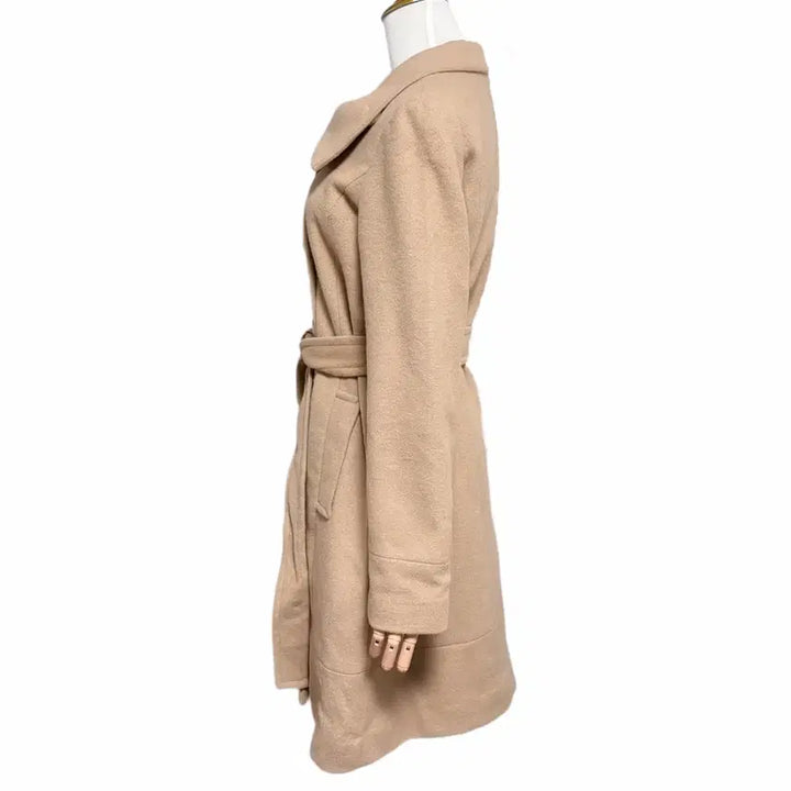 [BUNJANG] PINKY&amp;DIANNE Beige Long Coat / PINKY&amp;DIANNE 핑키앤다이안 베이지 카라 롱 코트