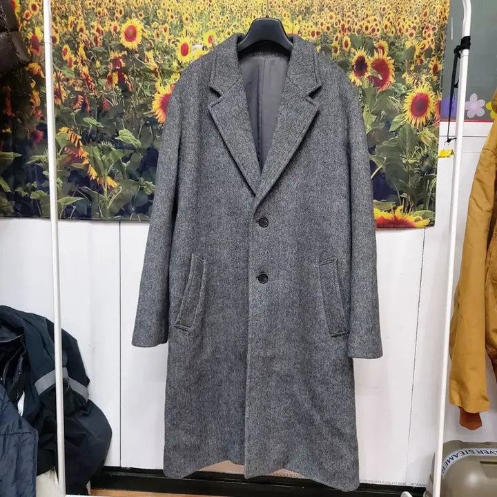[BUNJANG] Epigram Herringbone Wool Coat Men&