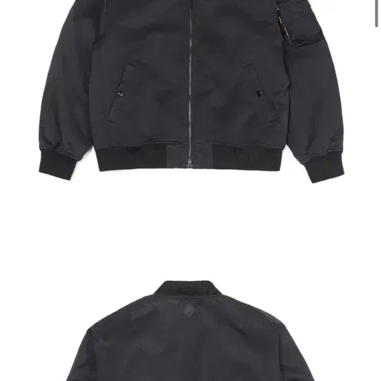 [BUNJANG] WillbeLab ComfoTemp Padded Bomber Jacket Black MA-1 / 윌비랩 컴포템프 패딩 봄버 블랙 ma1 m(95)사이즈