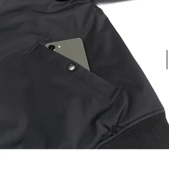 [BUNJANG] WillbeLab ComfoTemp Padded Bomber Jacket Black MA-1 / 윌비랩 컴포템프 패딩 봄버 블랙 ma1 m(95)사이즈