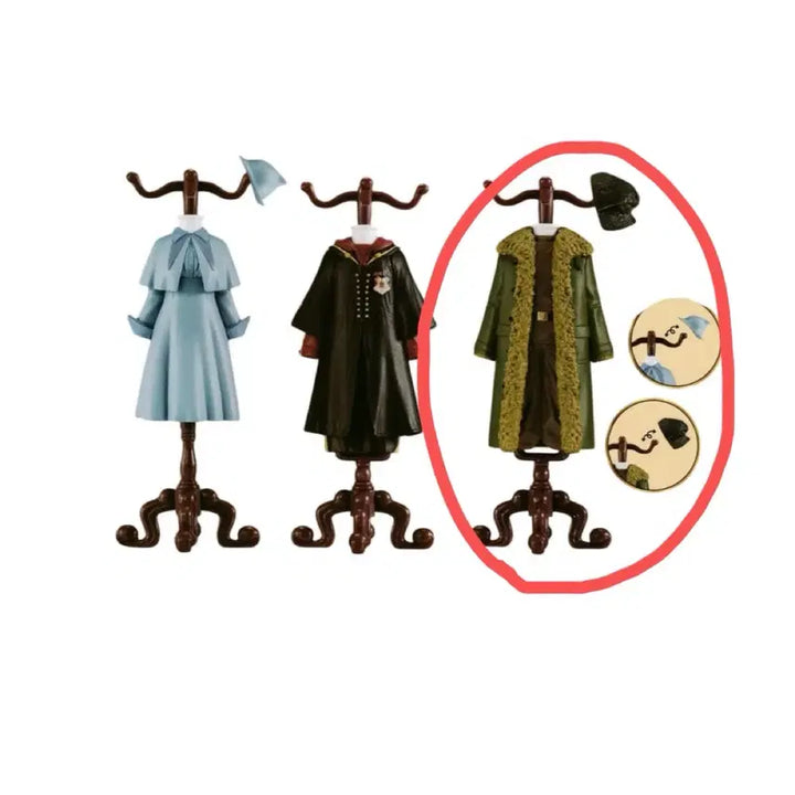 [BUNJANG] Bandai Harry Potter Costume Set Miniature Figures / 반다이 해리포터 의상 3종세트 가챠 캡슐토이 미니어처 소품 굿즈