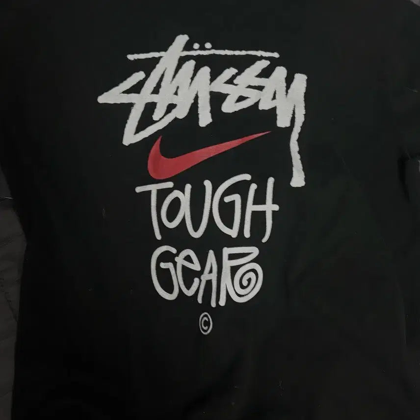 [BUNJANG] Stussy x Nike Black Crewneck Sweatshirt Set / 스투시&amp;나이키 (나투시) 맨투맨 상하의세트