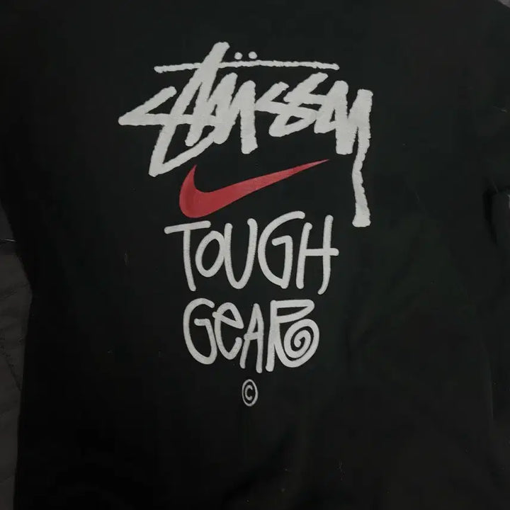 [BUNJANG] Stussy x Nike Black Crewneck Sweatshirt Set / 스투시&amp;나이키 (나투시) 맨투맨 상하의세트