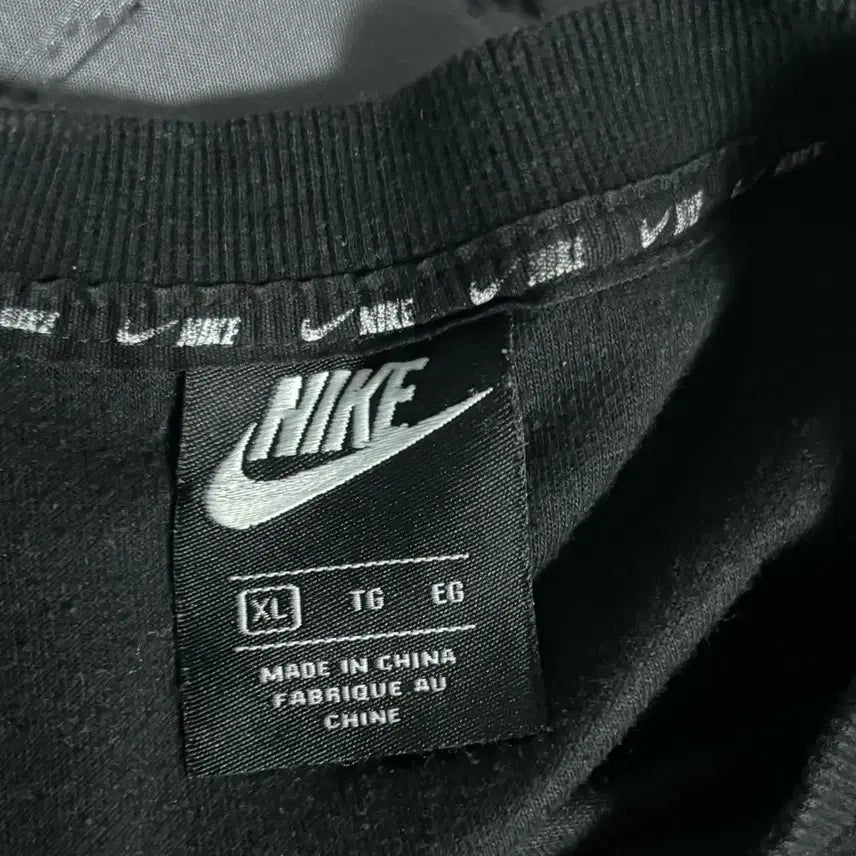 [BUNJANG] Stussy x Nike Black Crewneck Sweatshirt Set / 스투시&amp;나이키 (나투시) 맨투맨 상하의세트