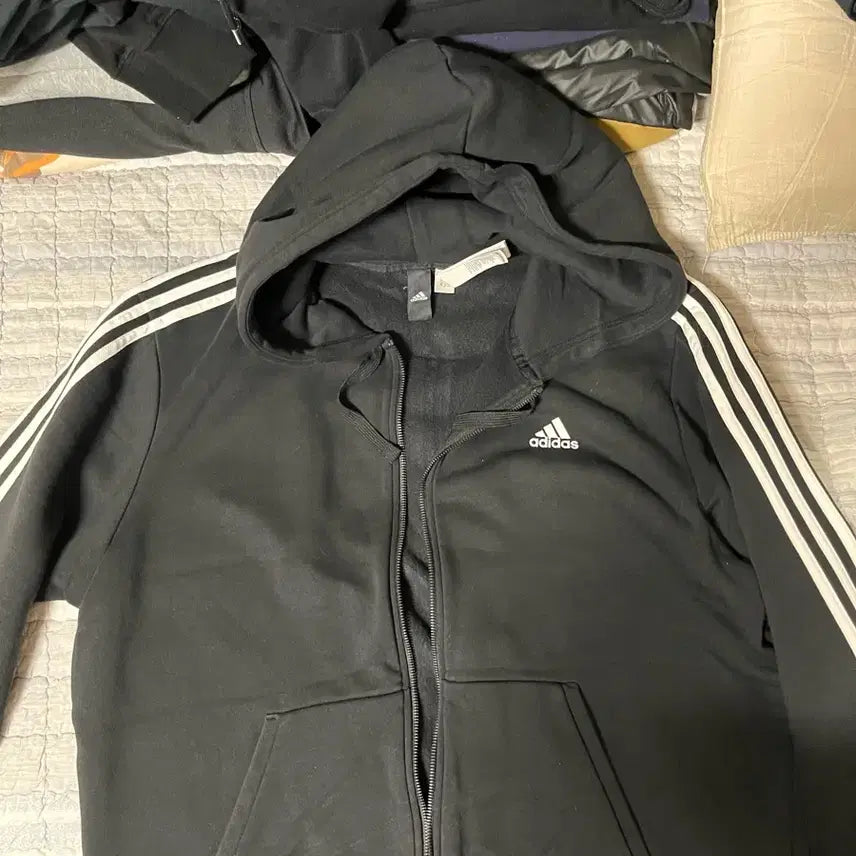 [BUNJANG] Adidas 3-Stripes Hooded Zip-Up / 아디다스 3s 후드집업 판매