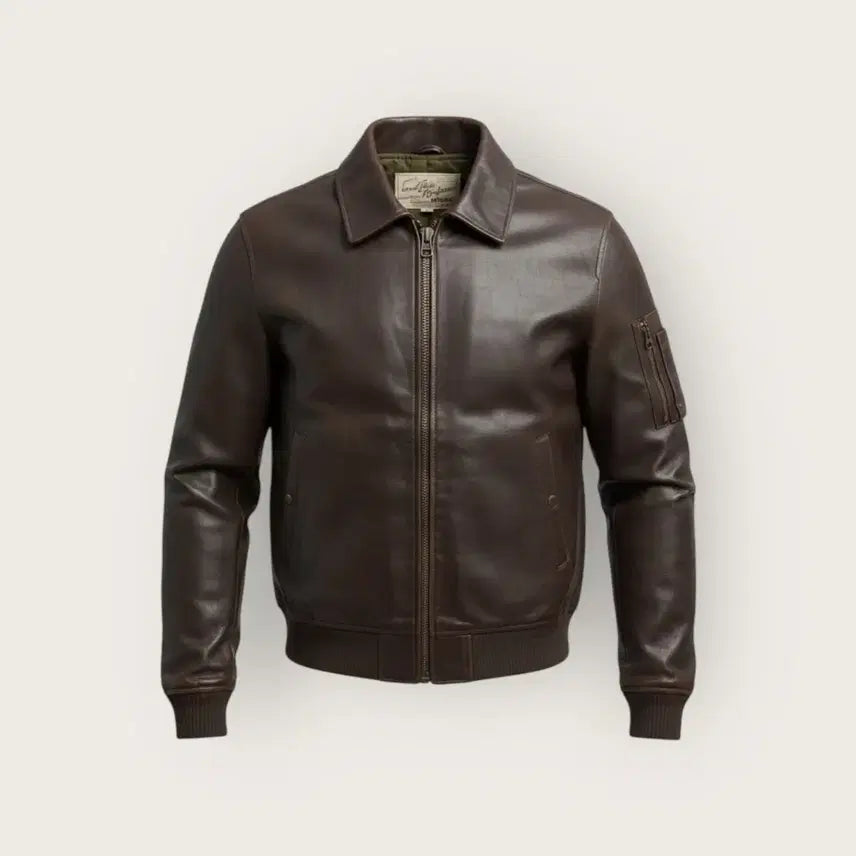 [SOLD OUT] L/ 아비렉스 MA-1 레더 자켓