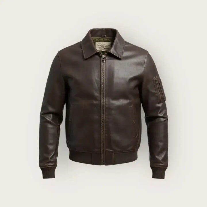 [SOLD OUT] L/ 아비렉스 MA-1 레더 자켓