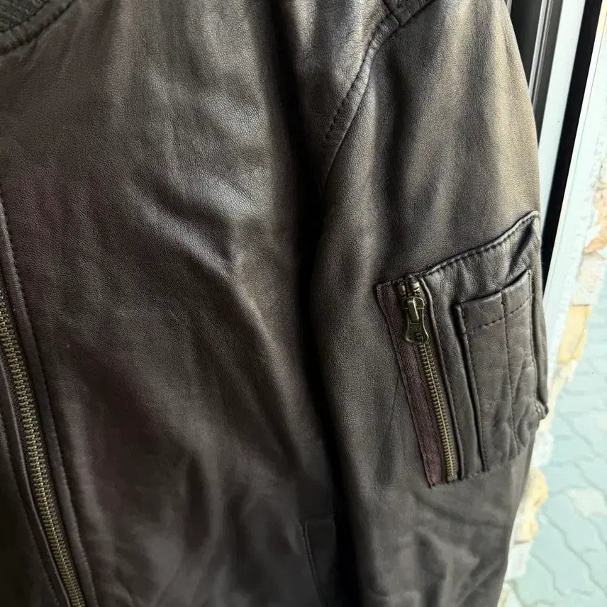 [SOLD OUT] L/ 아비렉스 MA-1 레더 자켓