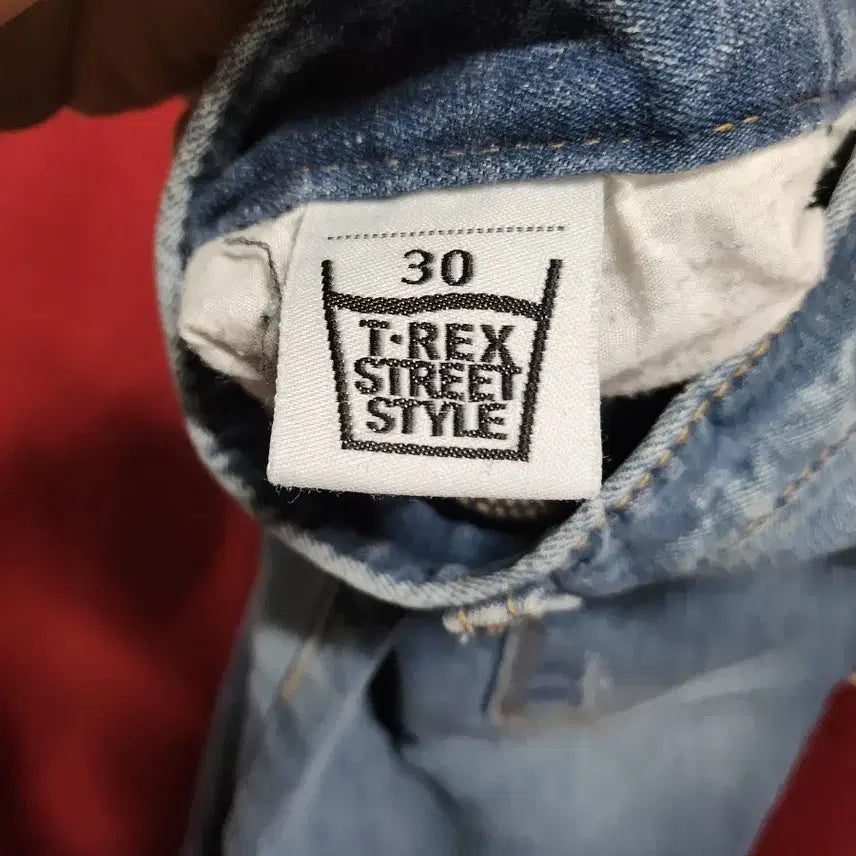 [BUNJANG] T-REX Damage Wash Jeans / [30]T-REX 데미지 워싱 청바지 스판기있음