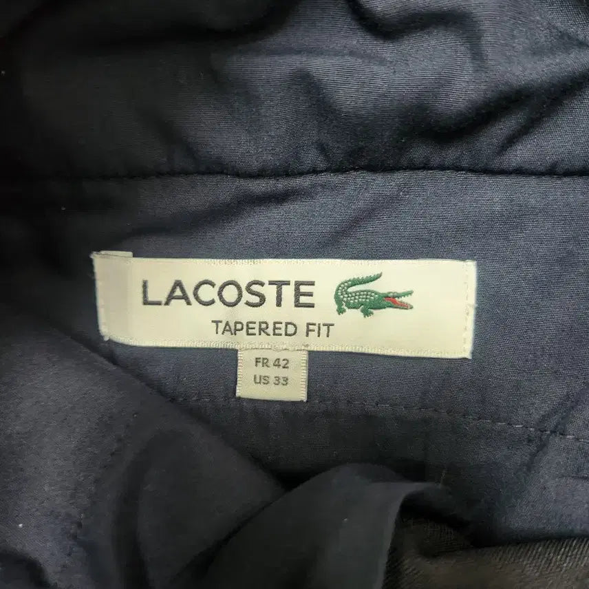 [BUNJANG] Lacoste Navy Tapered Fit Pants / 라코스테 네이비 테이퍼드 핏 바지