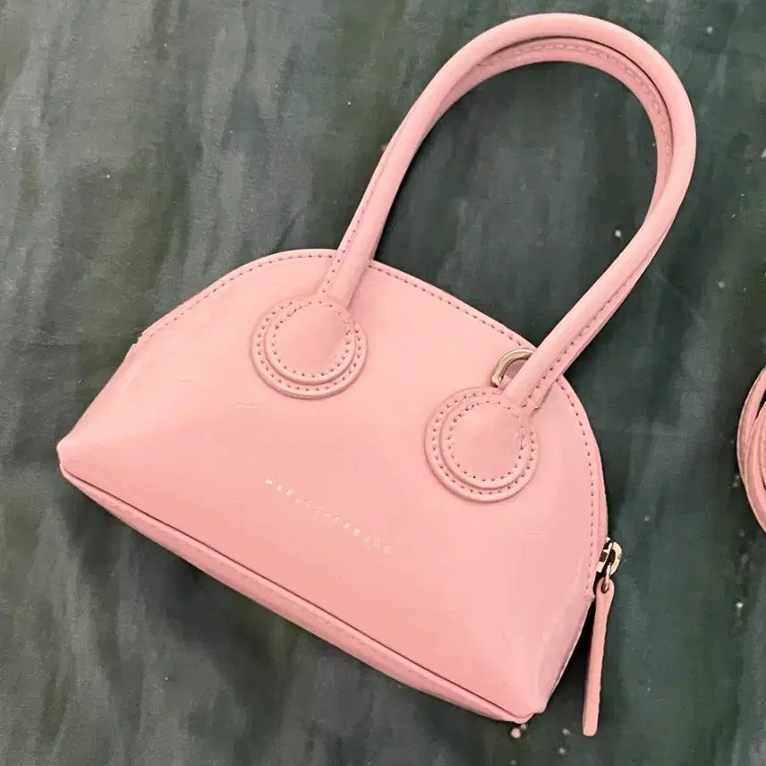 [BUNJANG] Margesherwood Besset Mini Pink Crinkle Micro Bag / 마지셔우드 베셋미니 핑크 크링클 마이크로스 백
