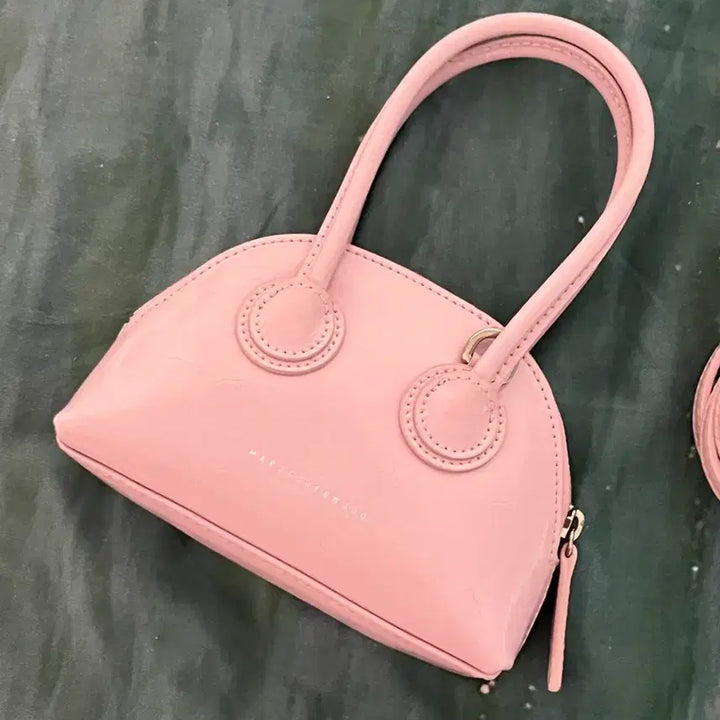 [BUNJANG] Margesherwood Besset Mini Pink Crinkle Micro Bag / 마지셔우드 베셋미니 핑크 크링클 마이크로스 백