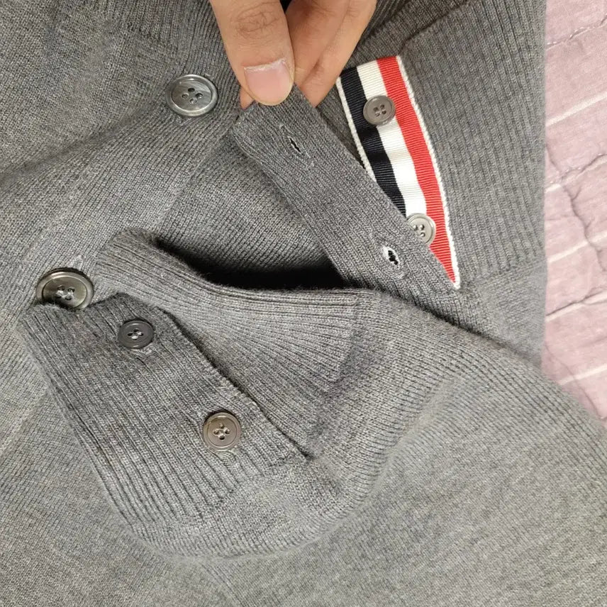 [BUNJANG] Thom Browne Milano Stitch Cardigan - Grey - Size 2 / (백화점판)24ss톰브라운 밀라노스티치 가디건 2 사이즈
