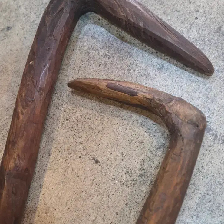 [BUNJANG] Antique Wooden Cattle Feed Bucket Set / 땟물좋은 소죽고리 2점