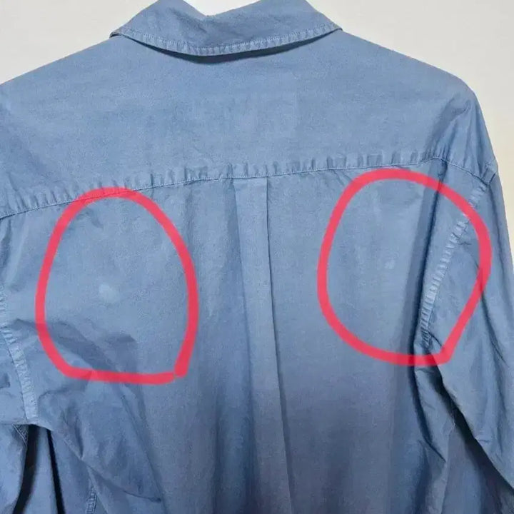 [BUNJANG] First Floor Dyed Classic Shirt Sax Blue / [48] 퍼스트플로어 다이드클래식 셔츠 삭스블루