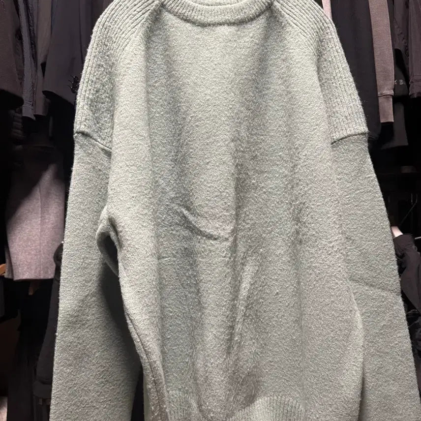 [BUNJANG] Juun.J Mint Knit Sweater / 준지 민트 니트 M