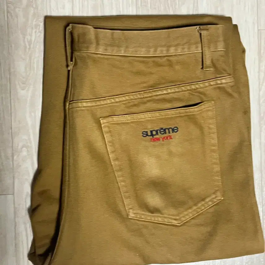 [BUNJANG] Supreme Baggy Jeans Light Brown / 슈프림 배기진 라이트 브라운