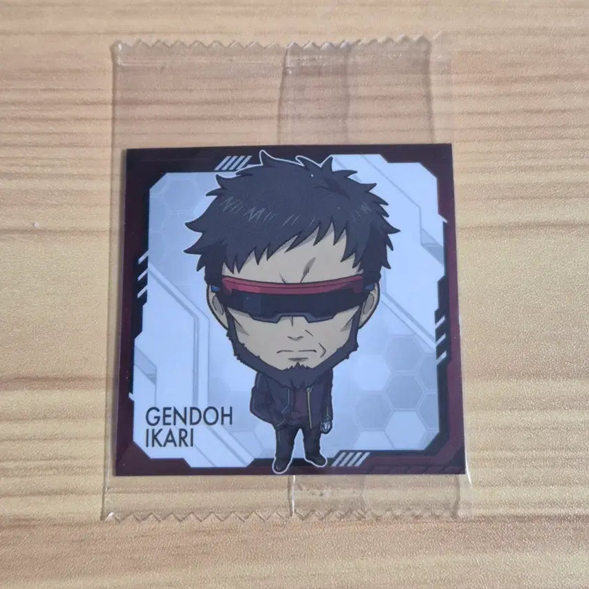 [BUNJANG] Evangelion Ikari Gendo Wafer Sticker / 에반게리온 웨하스 스티커 이카리 겐도