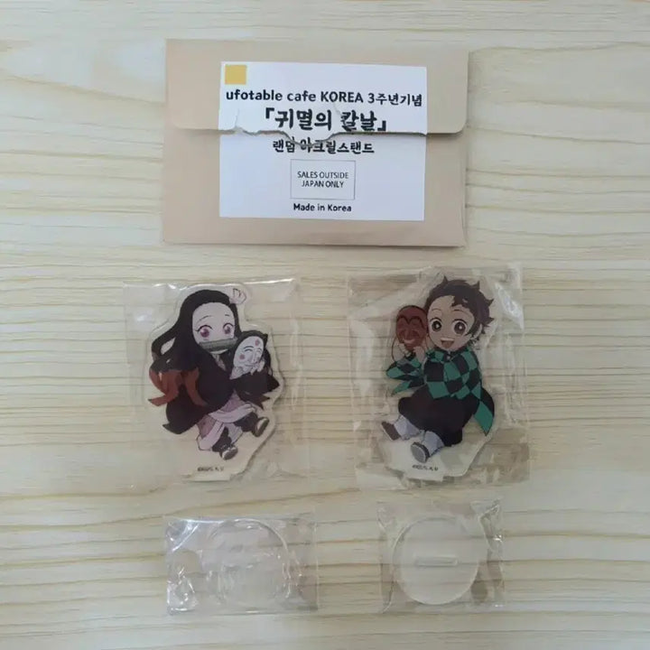 [BUNJANG] Demon Slayer 3rd Anniversary Acrylic - Tanjiro Nezuko / 귀멸의 칼날 3주년 아크릴 탄지로 네즈코