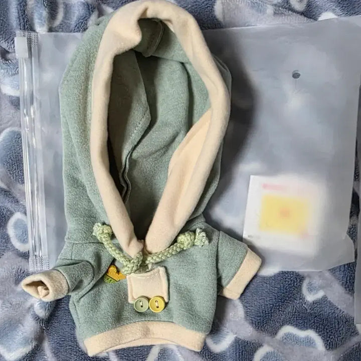 [SOLD OUT] 20cm솜깅옷 솜인형 솜인형옷 리가후드 그린 판매해요!