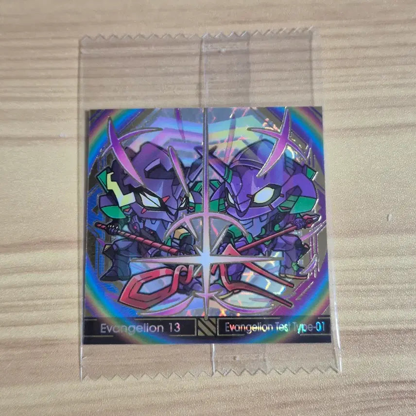[BUNJANG] Evangelion Wafer Sticker Unit-01 &amp; Unit-13 / 에반게리온 웨하스 스티커 초호기 &amp; 13호기