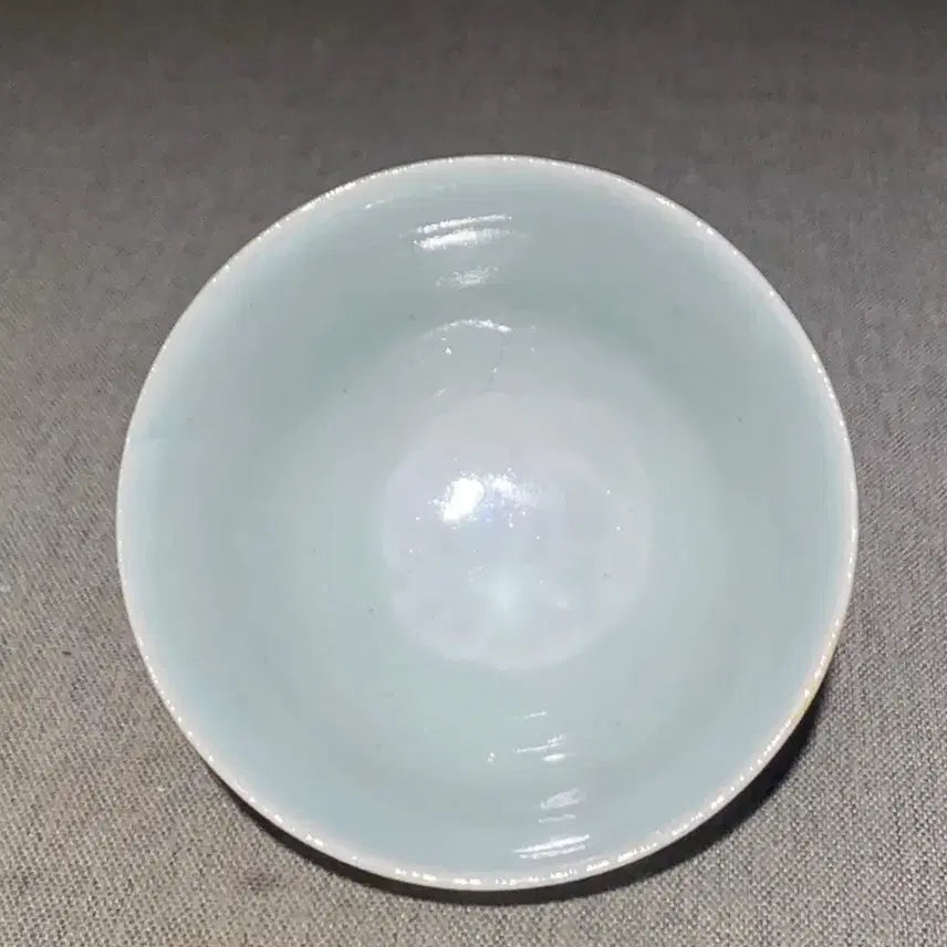 [BUNJANG] Mid-Qing Dynasty Douqing Glazed Yassu Cup / 청나라중기두청유압수배